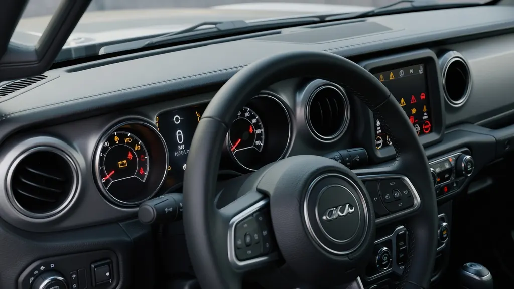 Jeep – opis kontrolek i ostrzeżeń kierowcy